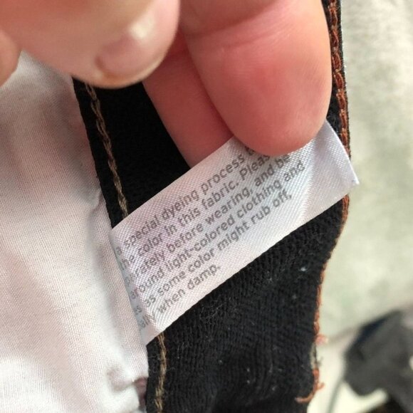 Eddie Bauer Womens Boyfriend Jeans Size 20W Midrise Slim Relaxed Blue Denim - Picture 11 of 14